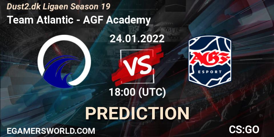 Team Atlantic vs AGF Academy: Match Prediction. 25.01.2022 at 19:00, Counter-Strike (CS2), Dust2.dk Ligaen Season 19