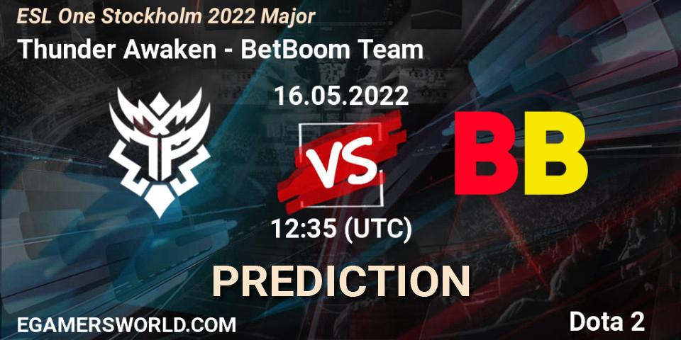 Thunder Awaken vs BetBoom Team: Match Prediction. 16.05.22, Dota 2, ESL One Stockholm 2022 Major