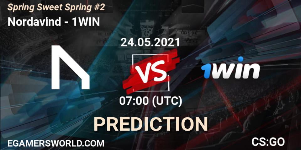 Nordavind vs 1WIN: Match Prediction. 24.05.2021 at 07:00, Counter-Strike (CS2), Spring Sweet Spring #2