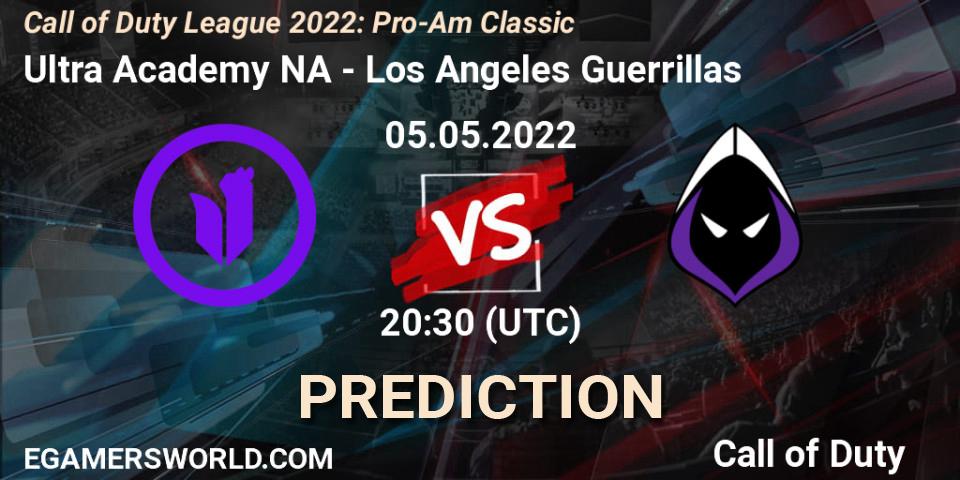Ultra Academy NA vs Los Angeles Guerrillas: Match Prediction. 05.05.2022 at 20:30, Call of Duty, Call of Duty League 2022: Pro-Am Classic