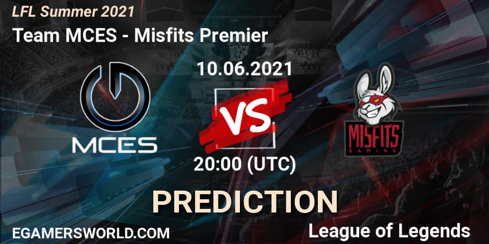 Team MCES vs Misfits Premier: Match Prediction. 10.06.2021 at 20:00, LoL, LFL Summer 2021
