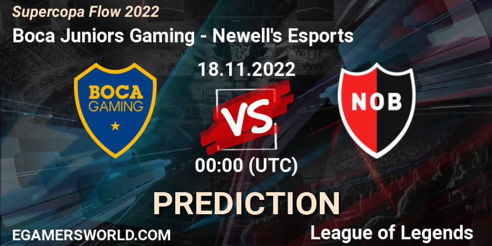 Boca Juniors Gaming vs Newell's Esports: Match Prediction. 18.11.22, LoL, Supercopa Flow 2022
