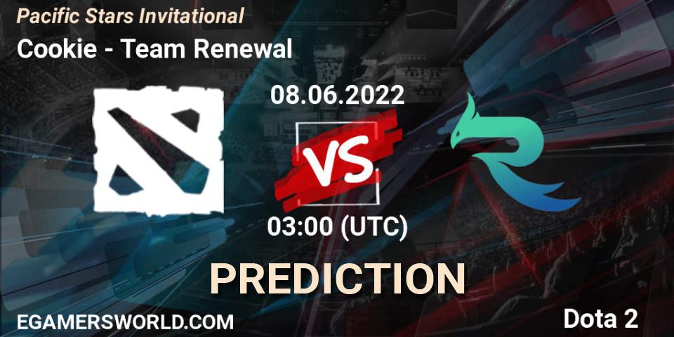 Cookie vs Team Renewal: Match Prediction. 08.06.2022 at 03:00, Dota 2, Pacific Stars Invitational