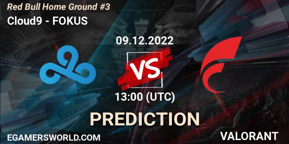 Cloud9 vs FOKUS: Match Prediction. 09.12.22, VALORANT, Red Bull Home Ground #3