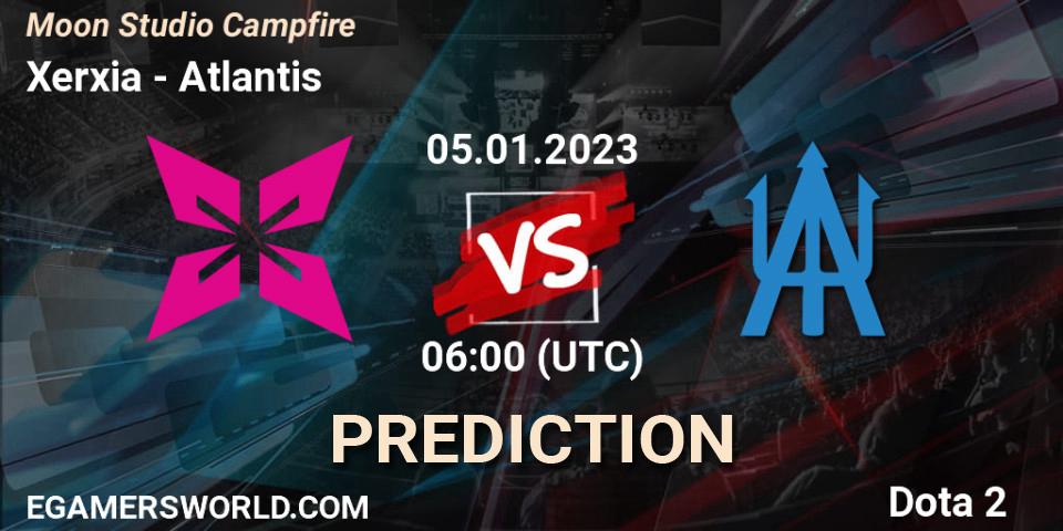 Xerxia vs Atlantis: Match Prediction. 05.01.23, Dota 2, Moon Studio Campfire