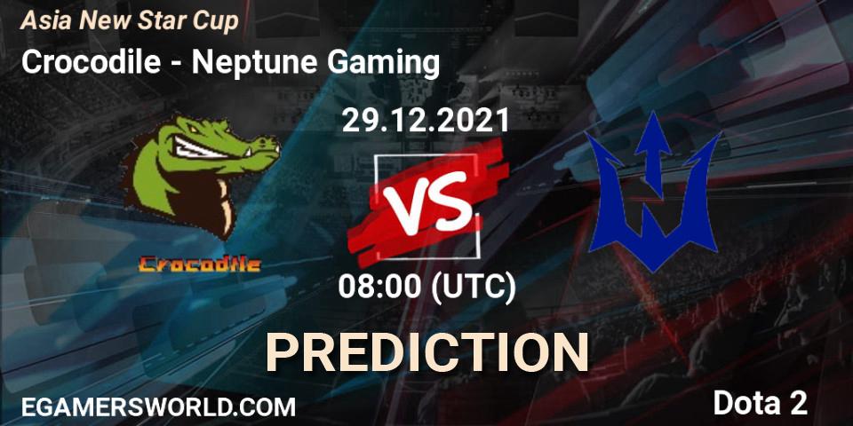 Crocodile vs Neptune Gaming: Match Prediction. 29.12.2021 at 07:06, Dota 2, Asia New Star Cup