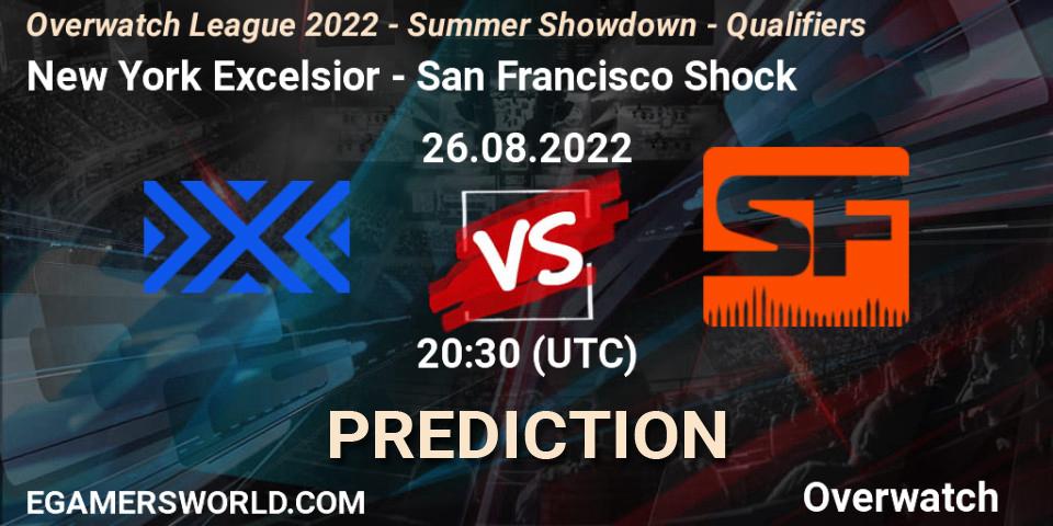 New York Excelsior vs San Francisco Shock: Match Prediction. 26.08.22, Overwatch, Overwatch League 2022 - Summer Showdown - Qualifiers