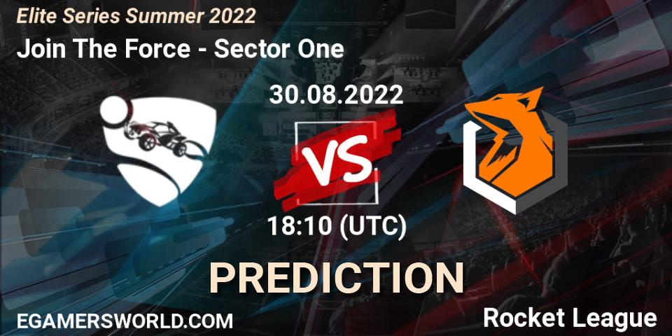 Join The Force vs Sector One: Match Prediction. 30.08.22, Rocket League, Elite Series Summer 2022