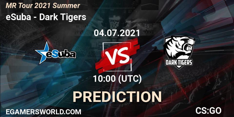 eSuba vs Dark Tigers: Match Prediction. 04.07.2021 at 13:30, Counter-Strike (CS2), MČR Tour 2021 Summer