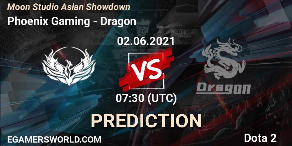 Phoenix Gaming vs Dragon: Match Prediction. 02.06.2021 at 07:56, Dota 2, Moon Studio Asian Showdown