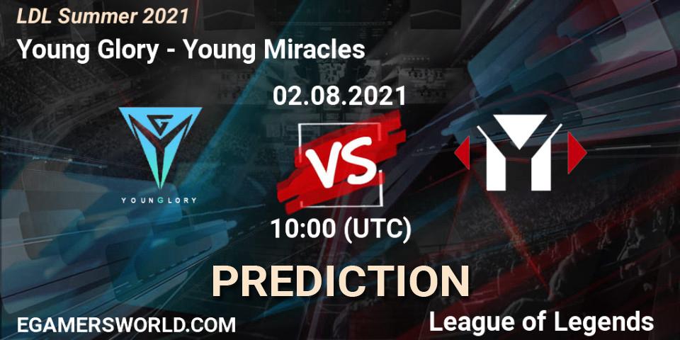 Young Glory vs Young Miracles: Match Prediction. 02.08.21, LoL, LDL Summer 2021