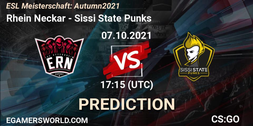 Rhein Neckar vs Sissi State Punks: Match Prediction. 07.10.2021 at 17:15, Counter-Strike (CS2), ESL Meisterschaft: Autumn 2021