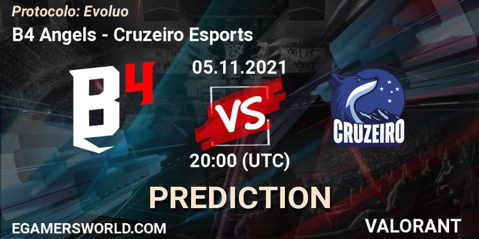 B4 Angels vs Cruzeiro Esports: Match Prediction. 05.11.2021 at 20:00, VALORANT, Protocolo: Evolução