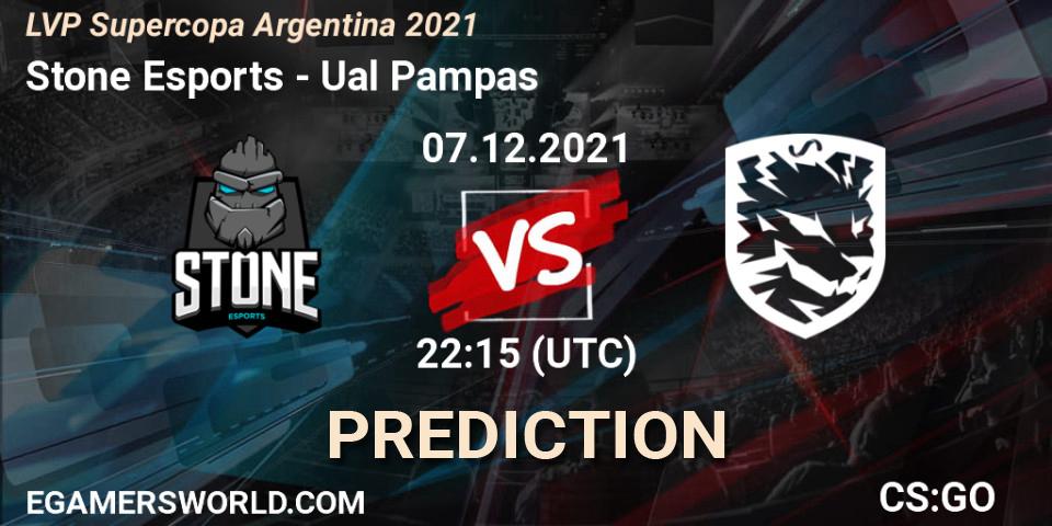 Stone Esports vs Ualá Pampas: Match Prediction. 07.12.2021 at 22:15, Counter-Strike (CS2), LVP Supercopa Argentina 2021