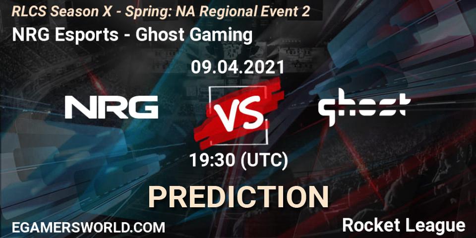 NRG Esports vs Ghost Gaming: Match Prediction. 09.04.2021 at 19:30, Rocket League, RLCS Season X - Spring: NA Regional Event 2