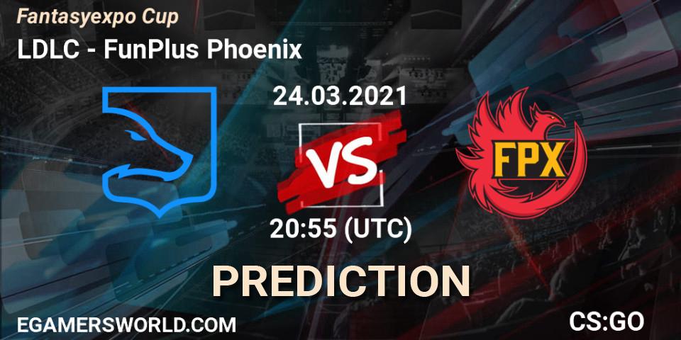 LDLC vs FunPlus Phoenix: Match Prediction. 24.03.2021 at 21:00, Counter-Strike (CS2), Fantasyexpo Cup Spring 2021