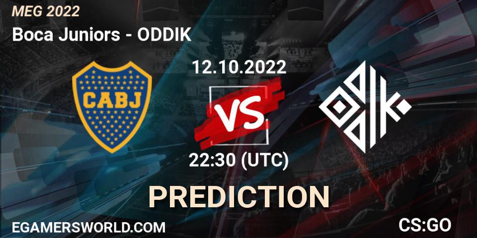 Boca Juniors vs ODDIK: Match Prediction. 14.10.22, CS2 (CS:GO), MEG 2022