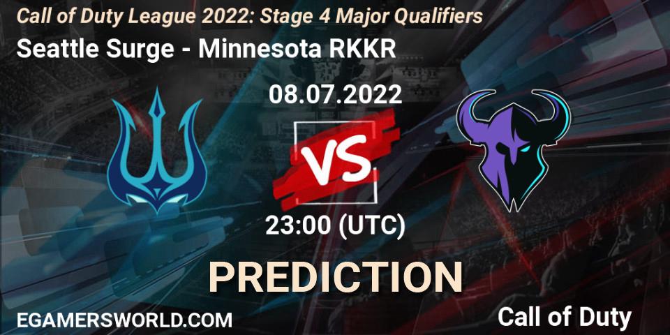 Seattle Surge vs Minnesota RØKKR: Match Prediction. 08.07.2022 at 23:00, Call of Duty, Call of Duty League 2022: Stage 4