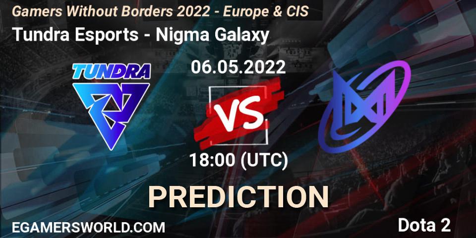 Tundra Esports vs Nigma Galaxy: Match Prediction. 06.05.2022 at 18:51, Dota 2, Gamers Without Borders 2022 - Europe & CIS
