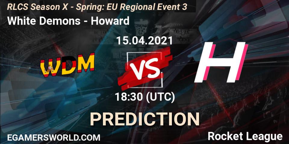 White Demons vs Howard: Match Prediction. 15.04.2021 at 18:30, Rocket League, RLCS Season X - Spring: EU Regional Event 3
