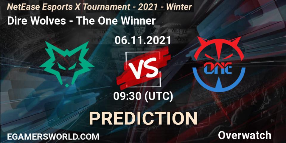 Dire Wolves vs The One Winner: Match Prediction. 06.11.21, Overwatch, NetEase Esports X Tournament - 2021 - Winter