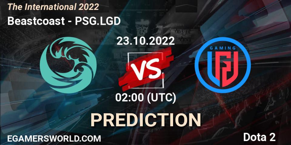 Beastcoast vs PSG.LGD: Match Prediction. 23.10.22, Dota 2, The International 2022