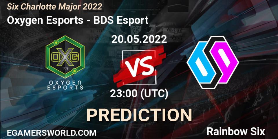 Oxygen Esports vs BDS Esport: Match Prediction. 20.05.2022 at 20:00, Rainbow Six, Six Charlotte Major 2022