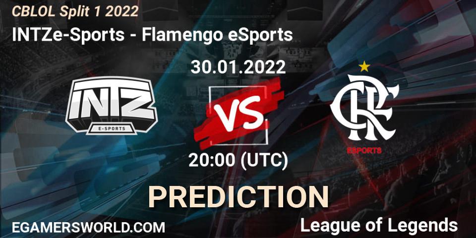 INTZ e-Sports vs Flamengo eSports: Match Prediction. 30.01.2022 at 20:10, LoL, CBLOL Split 1 2022