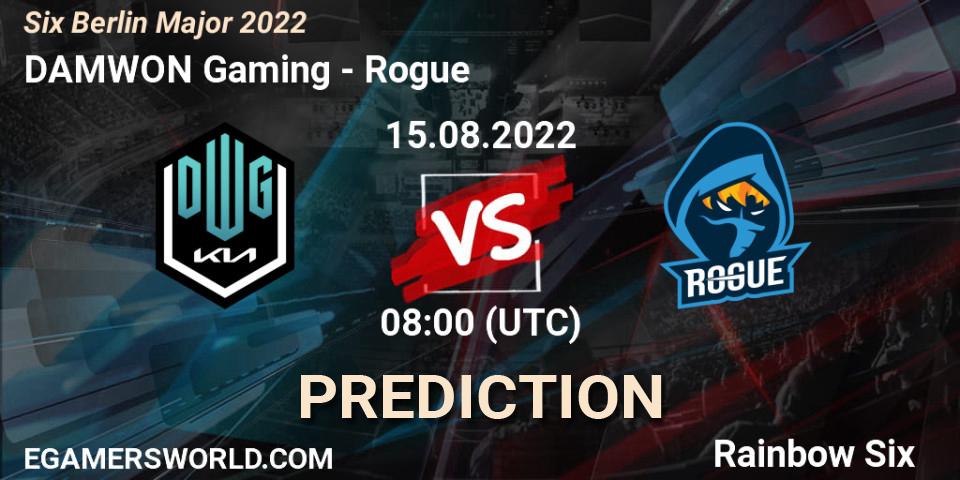 DAMWON Gaming vs Rogue: Match Prediction. 17.08.22, Rainbow Six, Six Berlin Major 2022