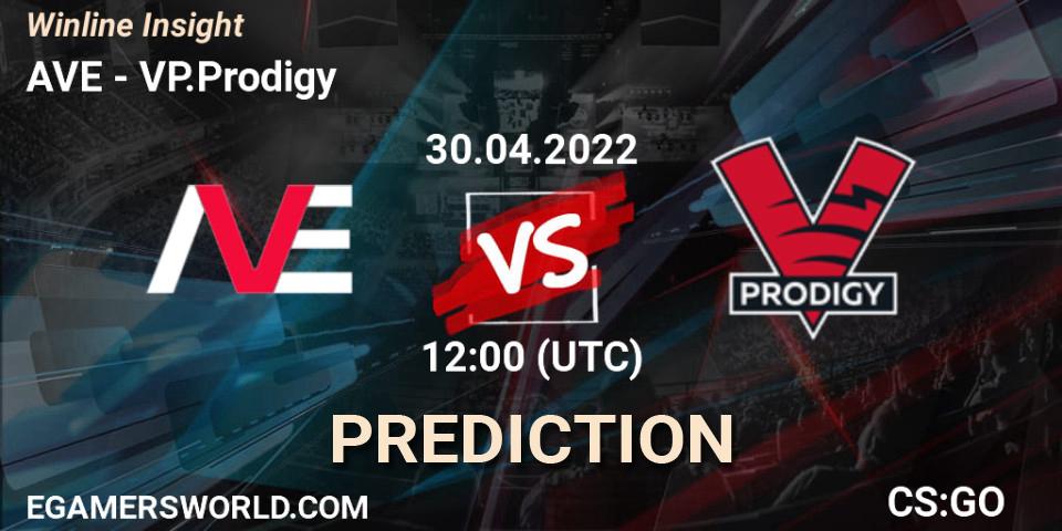 AVE vs VP.Prodigy: Match Prediction. 30.04.2022 at 12:00, Counter-Strike (CS2), Winline Insight