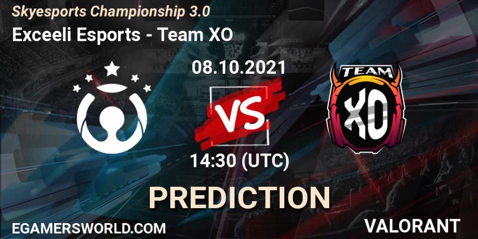 Exceeli Esports vs Team XO: Match Prediction. 08.10.2021 at 14:30, VALORANT, Skyesports Championship 3.0