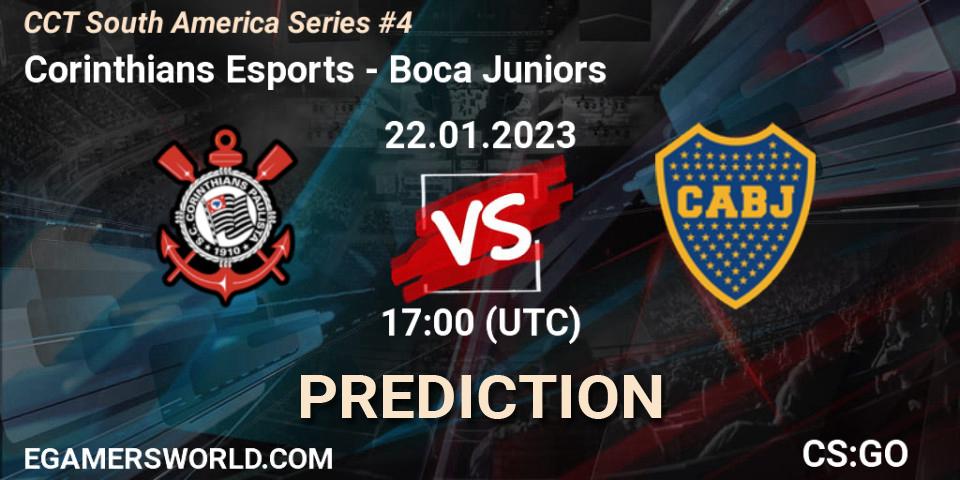 Corinthians Esports vs Boca Juniors: Match Prediction. 22.01.2023 at 17:00, Counter-Strike (CS2), CCT South America Series #4