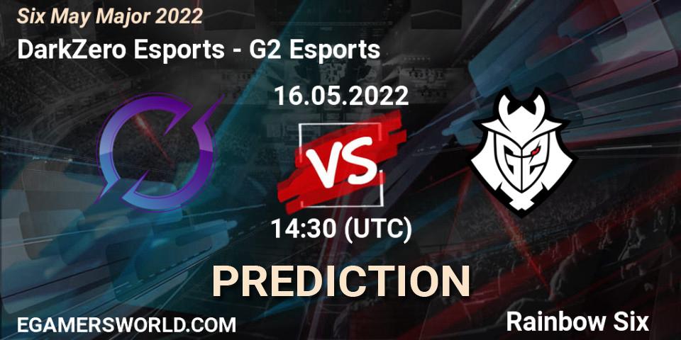 DarkZero Esports vs G2 Esports: Match Prediction. 16.05.2022 at 14:30, Rainbow Six, Six Charlotte Major 2022