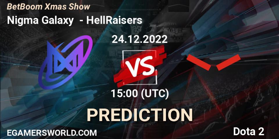 Nigma Galaxy vs HellRaisers: Match Prediction. 27.12.22, Dota 2, BetBoom Xmas Show