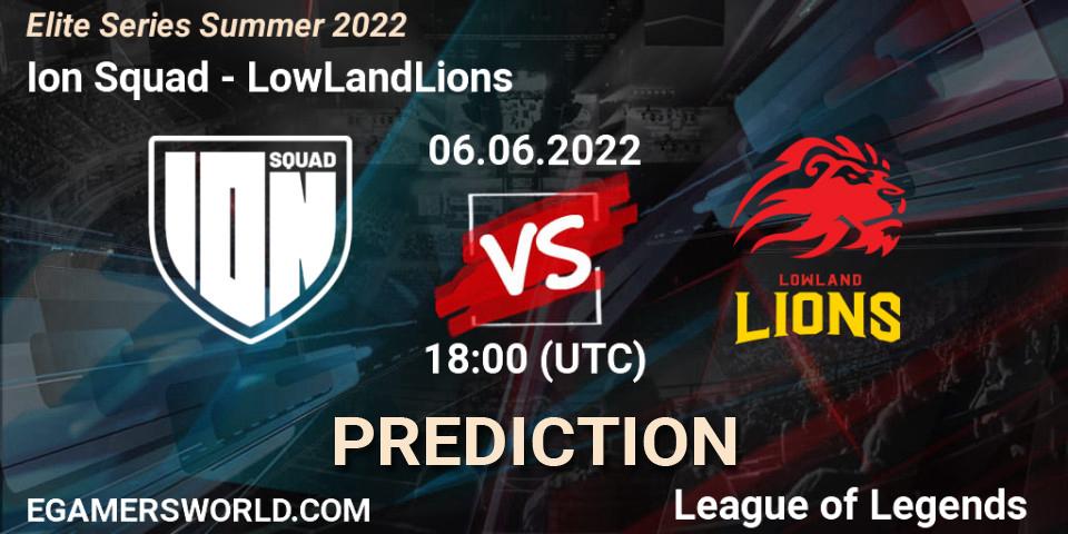 Ion Squad vs LowLandLions: Match Prediction. 06.06.2022 at 18:00, LoL, Elite Series Summer 2022