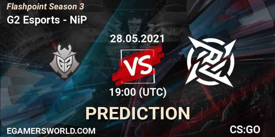 G2 Esports vs NiP: Match Prediction. 28.05.2021 at 19:00, Counter-Strike (CS2), Flashpoint Season 3