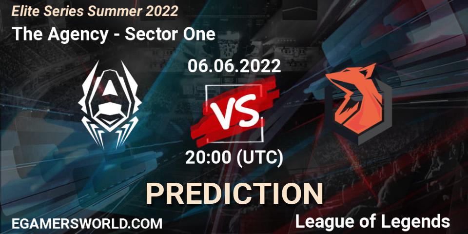 The Agency vs Sector One: Match Prediction. 06.06.2022 at 20:00, LoL, Elite Series Summer 2022