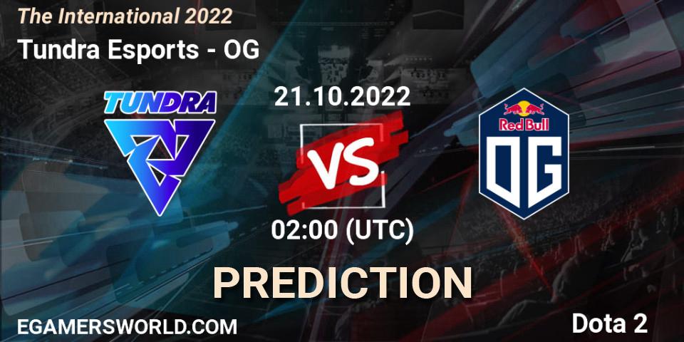 Tundra Esports vs OG: Match Prediction. 21.10.22, Dota 2, The International 2022