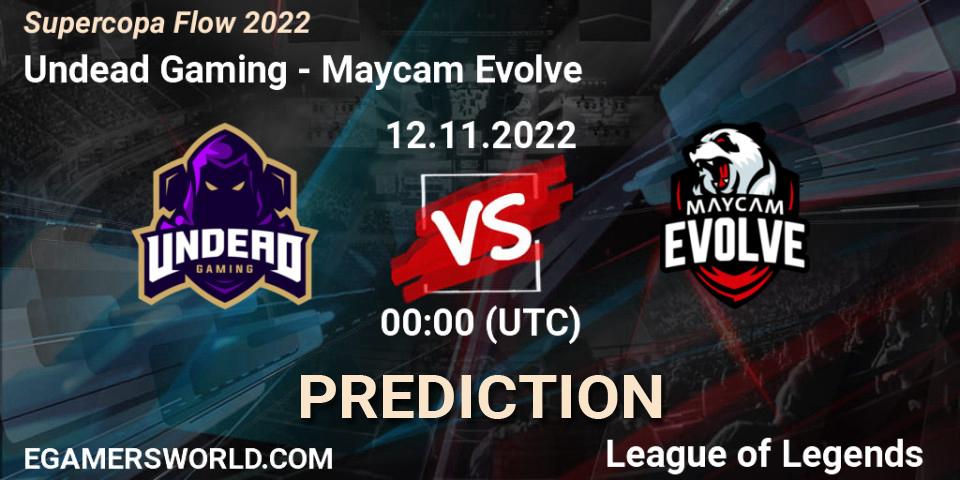 Undead Gaming vs Maycam Evolve: Match Prediction. 12.11.22, LoL, Supercopa Flow 2022