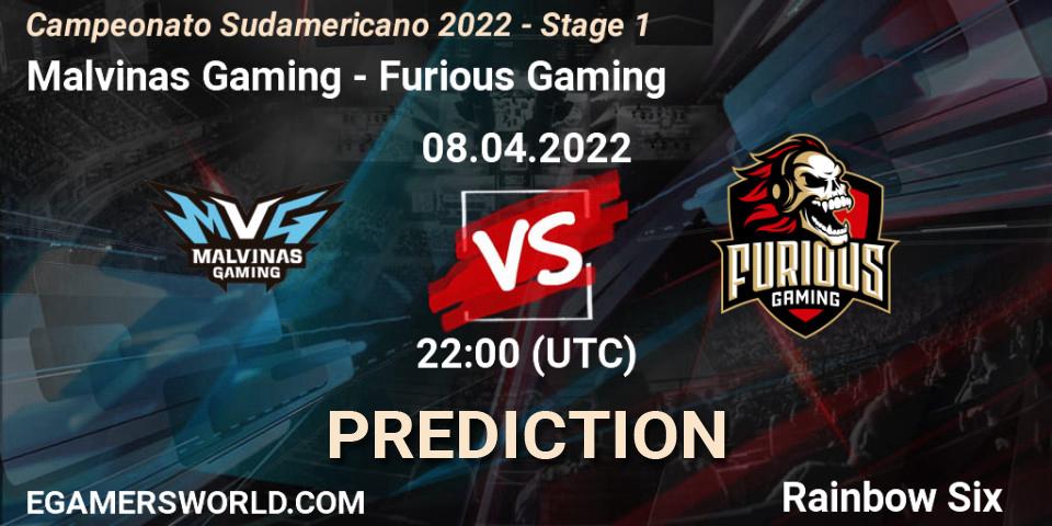 Malvinas Gaming vs Furious Gaming: Match Prediction. 09.04.2022 at 00:00, Rainbow Six, Campeonato Sudamericano 2022 - Stage 1