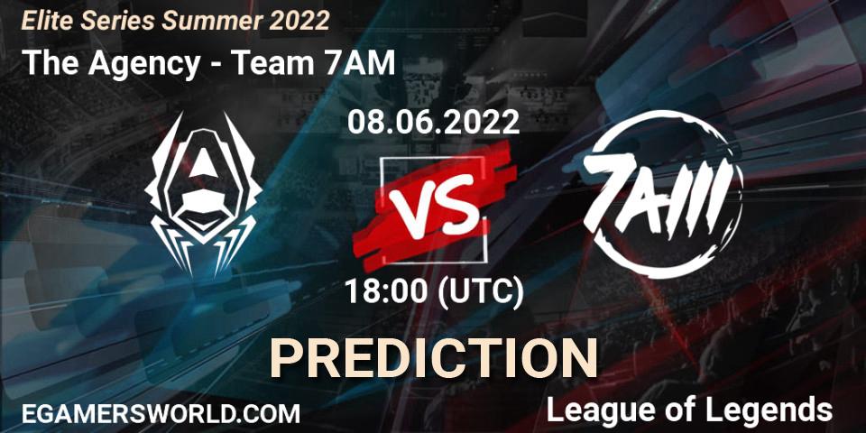 The Agency vs Team 7AM: Match Prediction. 08.06.22, LoL, Elite Series Summer 2022