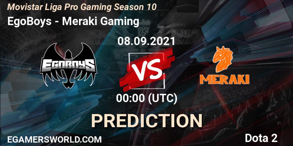 EgoBoys vs Meraki Gaming: Match Prediction. 08.09.21, Dota 2, Movistar Liga Pro Gaming Season 10