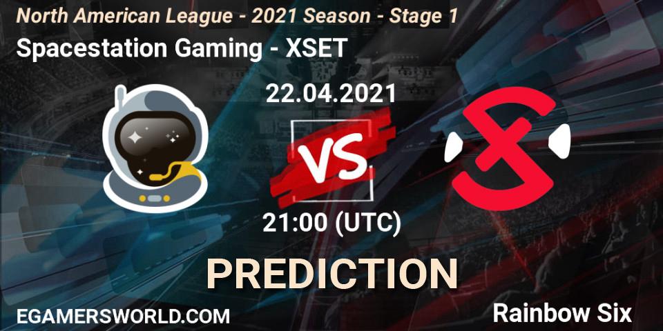 Spacestation Gaming vs XSET: Match Prediction. 22.04.2021 at 21:00, Rainbow Six, North American League - 2021 Season - Stage 1