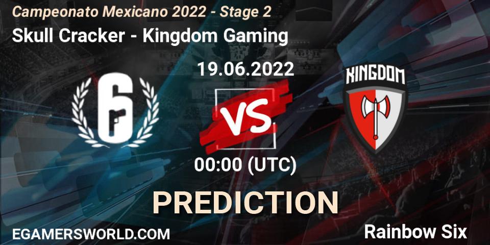 Skull Cracker vs Kingdom Gaming: Match Prediction. 19.06.2022 at 01:00, Rainbow Six, Campeonato Mexicano 2022 - Stage 2