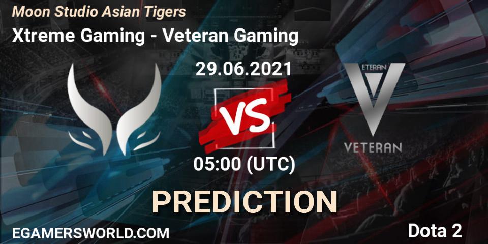Xtreme Gaming vs Veteran Gaming: Match Prediction. 29.06.2021 at 05:04, Dota 2, Moon Studio Asian Tigers
