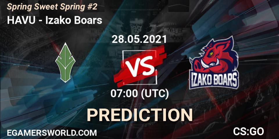 HAVU vs Izako Boars: Match Prediction. 28.05.2021 at 07:00, Counter-Strike (CS2), Spring Sweet Spring #2