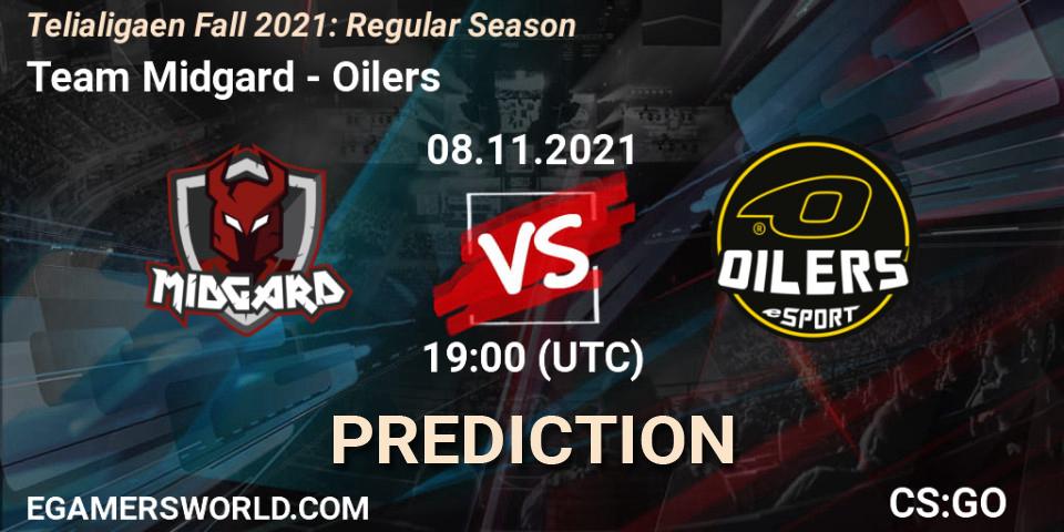 Team Midgard vs Oilers: Match Prediction. 08.11.2021 at 19:00, Counter-Strike (CS2), Telialigaen Fall 2021: Regular Season