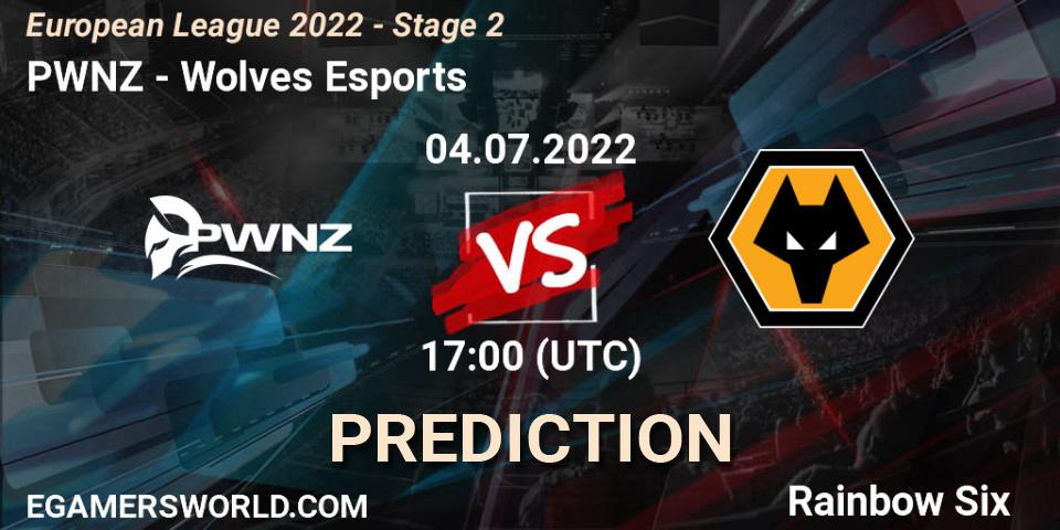 PWNZ vs Wolves Esports: Match Prediction. 04.07.2022 at 17:00, Rainbow Six, European League 2022 - Stage 2