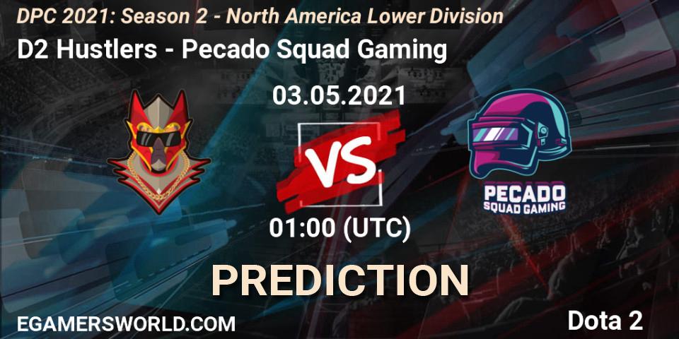 D2 Hustlers vs Pecado Squad Gaming: Match Prediction. 03.05.2021 at 00:59, Dota 2, DPC 2021: Season 2 - North America Lower Division