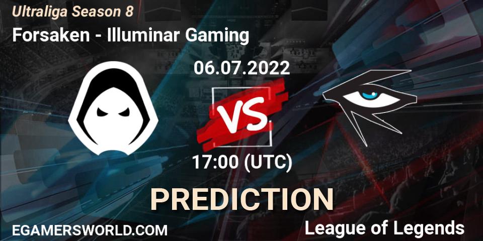 Forsaken vs Illuminar Gaming: Match Prediction. 06.07.2022 at 17:00, LoL, Ultraliga Season 8